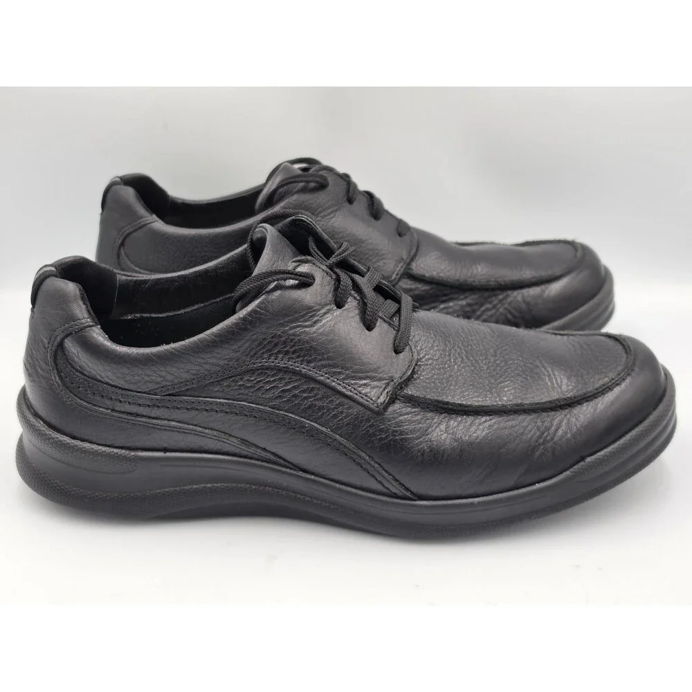 SAS Move On Shoes Walking Comfort Orthopedic Lace Up Black Leather Men's Sz 12 M